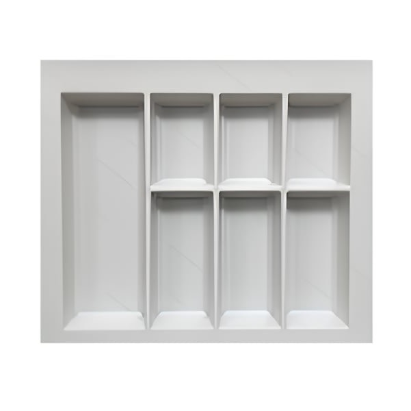 Khay chia Classico Trắng 550/60