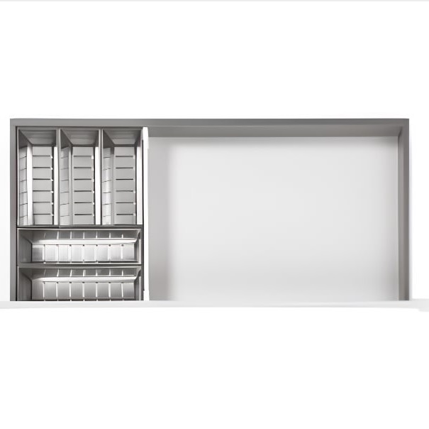 Khay chia Inox Hafele 5 ngăn - Màu trắng mờ